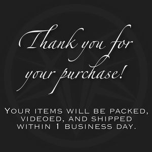 orders will be videoed during shipping processes